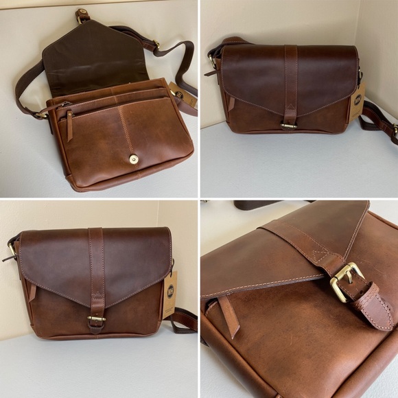 New Montana Hudson Mabel Handcrafted Leather Purse - Picture 4 of 15